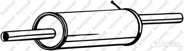 Глушитель задний