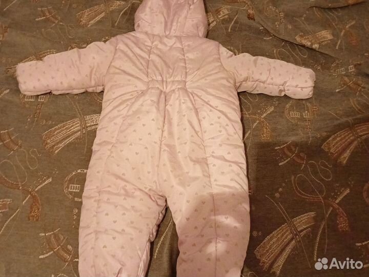 Зимний комбинезон для девочки 80