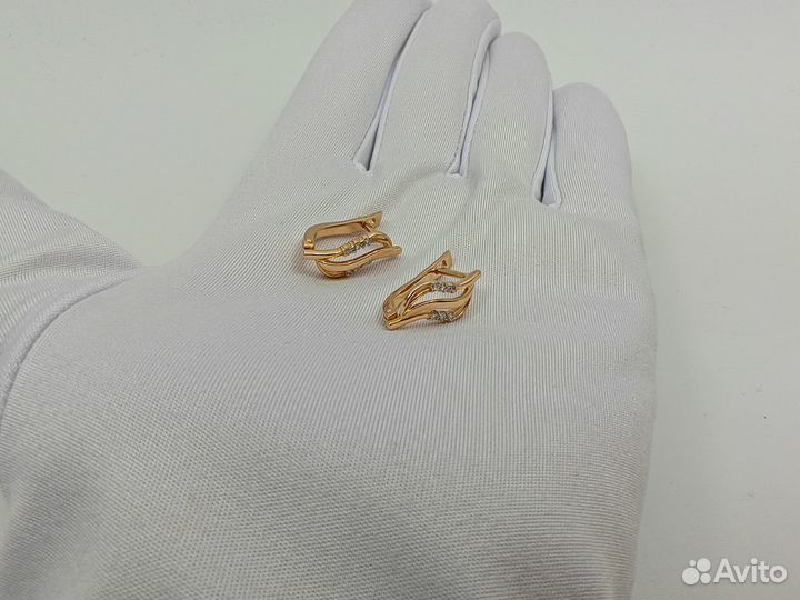Золотые Серьги 585 пробы. Рассрочка