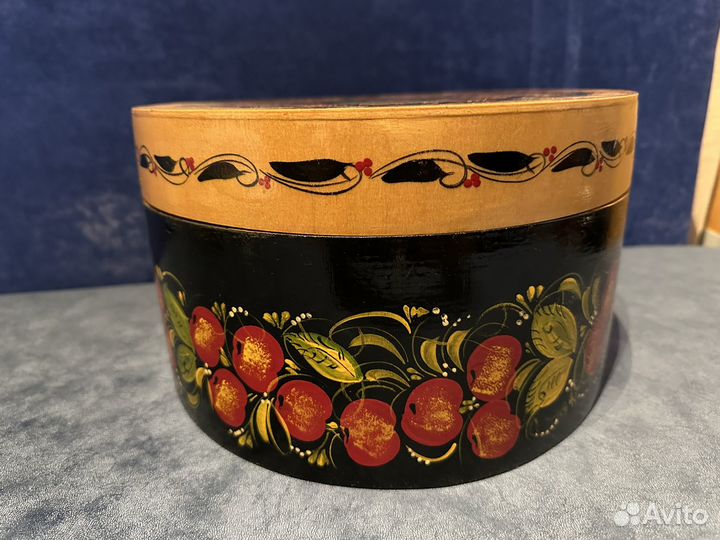 Шкатулка большая СССР хохлома