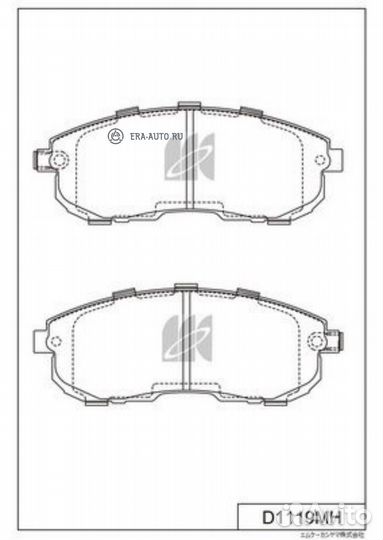 Kashiyama D1119MH Колодки тормозные дисковые пер