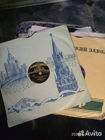 Пластинки от патефона