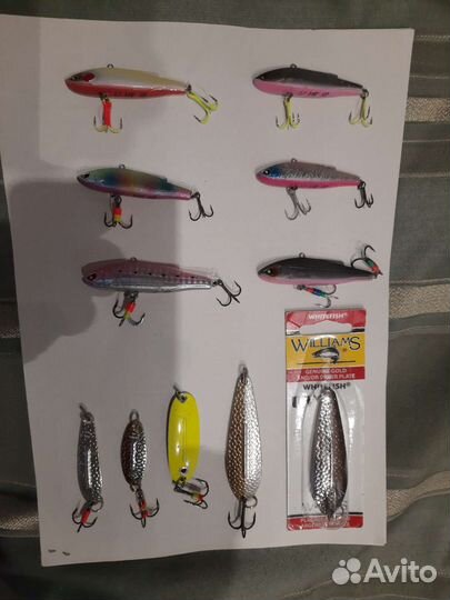 Форелевые блесна ратлины вибы