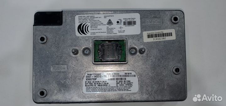 Монитор мультимедии sync ford