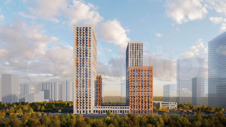 Квартира-студия, 19,9 м², 6/33 эт.