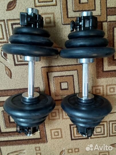 Гантели разборные. 22.5 кг