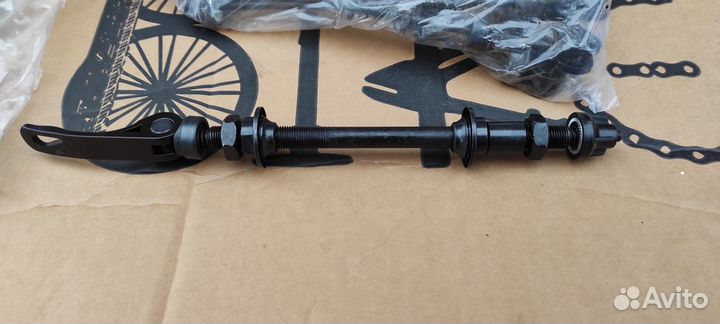 Запчасти на велосипед, ось, цепь, тормоза