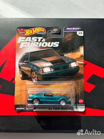 Hot Wheels Premium 92 Ford Mustang