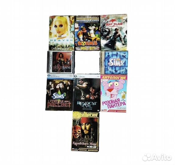 Компьютерные Игры DVD диски PC для пк Sims Worms
