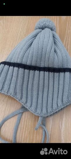 Шапка зимняя 50-52 + варежки