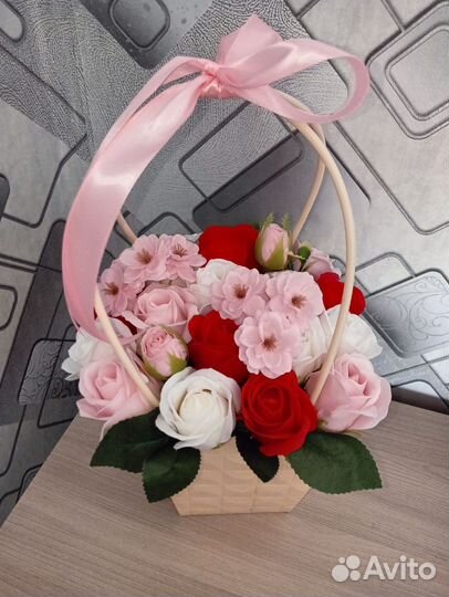 Мыльные розы букеты