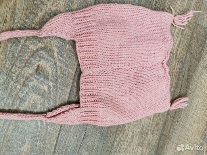 2 шапки демисезон для малышей до 1 года