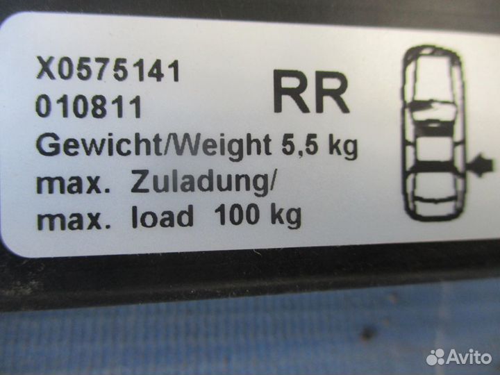 Багажник крыши для шевроле авео t250 (2006-2012) X