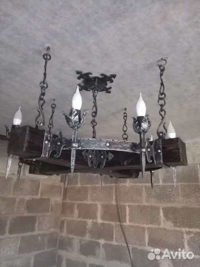 Кованая люстра