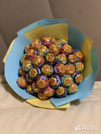 Букет из чупа чупсов