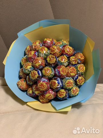 Букет из чупа чупсов