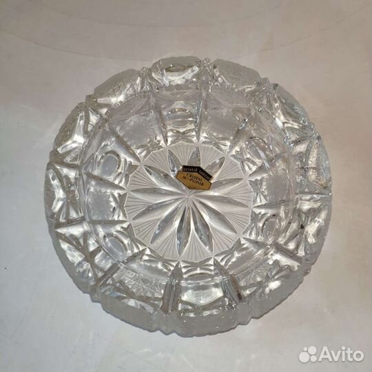 Пепельница хрустальная Kristal Zajecar (Югославия)