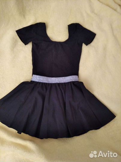 Купальник гимнастический с юбкой