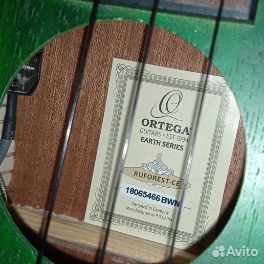Укулеле ortega ruforest-CE earth series