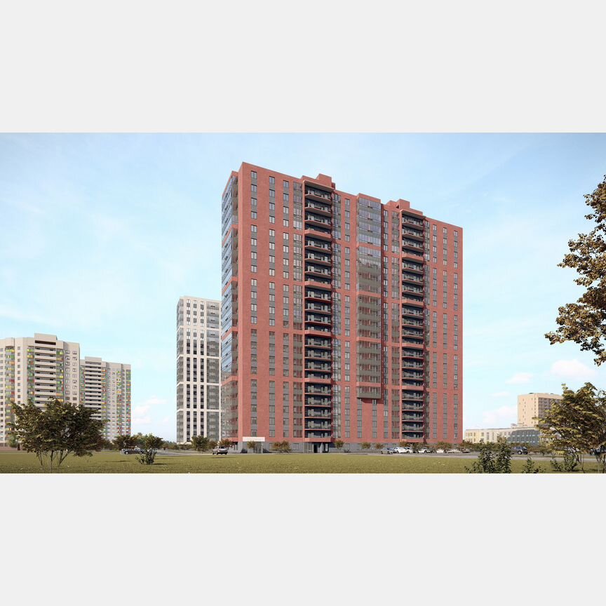 1-к. квартира, 33,8 м², 21/22 эт.