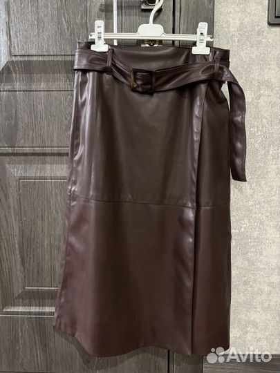Кожаная юбка