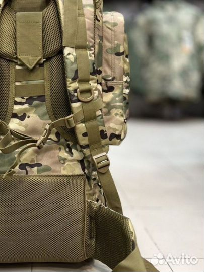Рюкзак тактический мультикам с каркасом 75L