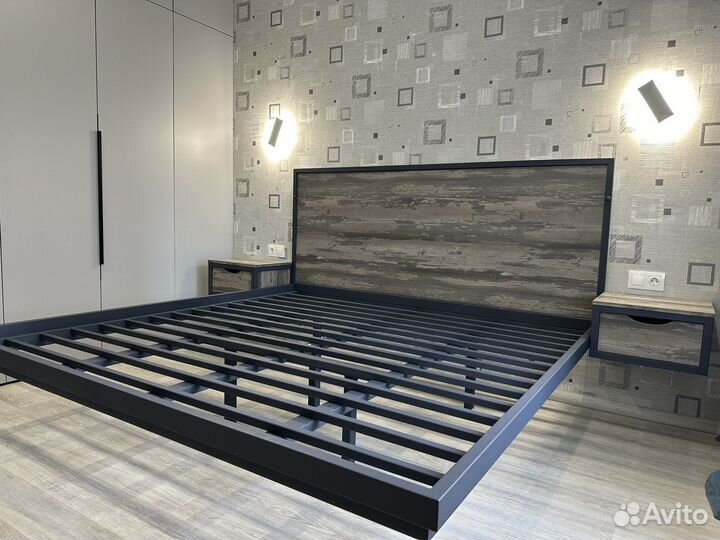 Парящаая кровать,предметы интерьера и мебель