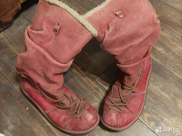 Сапоги женские зимние винтаж бу 40