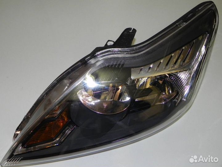Фара Ford Focus 2 Форд Фокус 2008-2011 черная