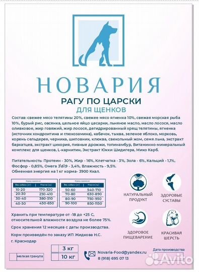 Корм для собак 