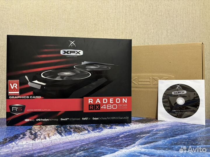 AMD RX480 XFX 8Gb