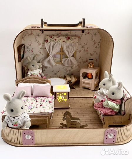 Кукольный домик-чемодан «Романтика»