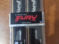Новая, чек Kingston 16Gb DDR4 3200MHz