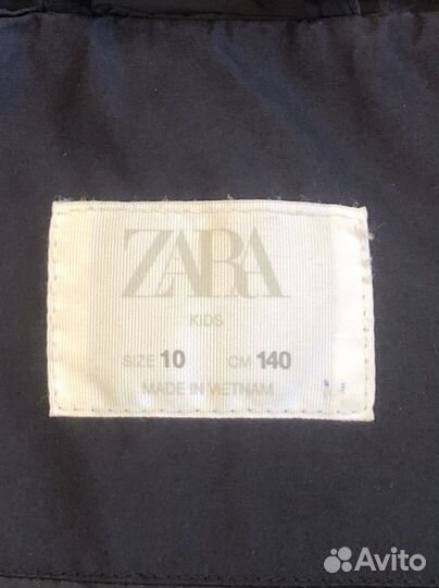 Пуховик zara для девочки