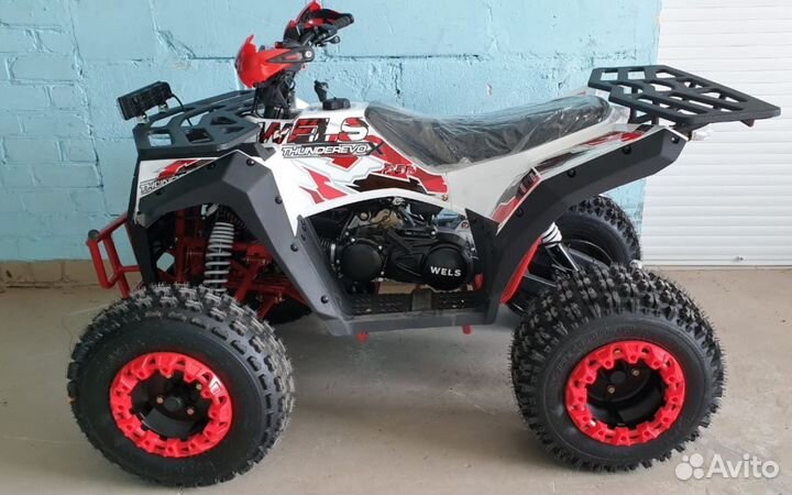 Квадроцикл Wels ATV thunder 200 EVO X red and whit