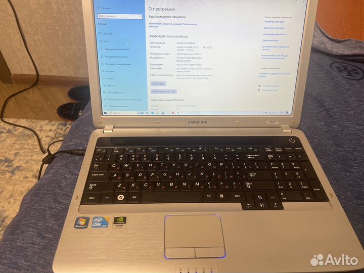 Ноутбук samsung r530