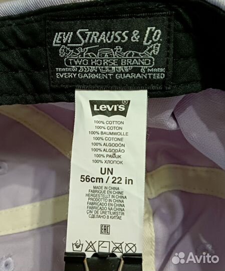 Levis кепка бейсболка