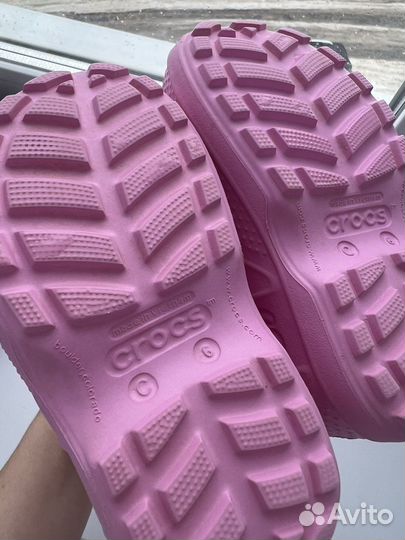 Резиновые сапоги crocs для девочек