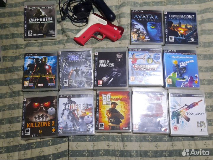 Sony PS3 камера,муф, пистолет под муф и игры