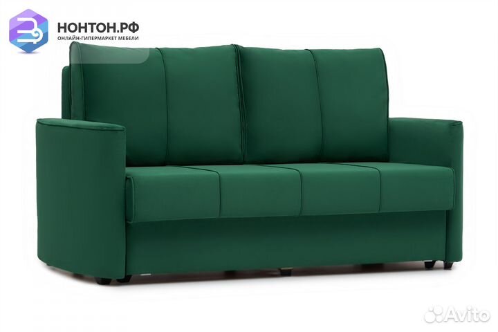 Диван еврокнижка Колибри изумрудный