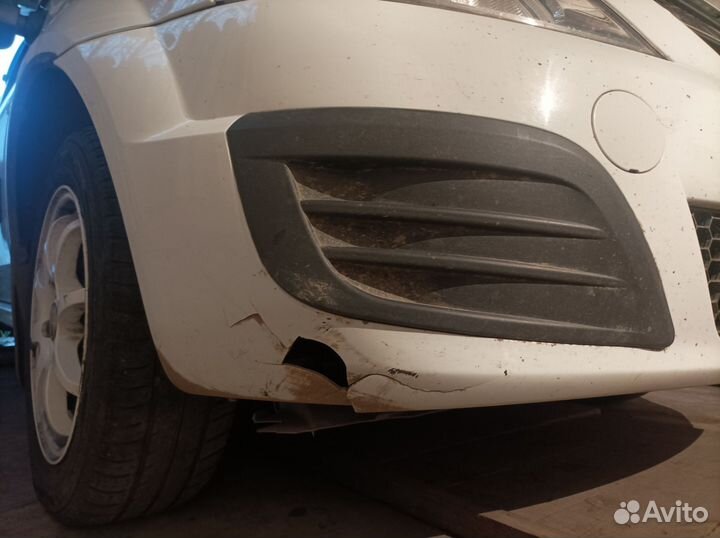 Передний бампер лада ларгус