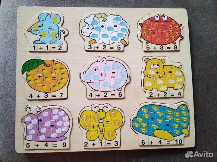 Деревянные пазлы