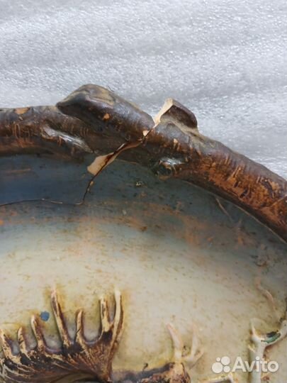 Тарелка настенная старинная