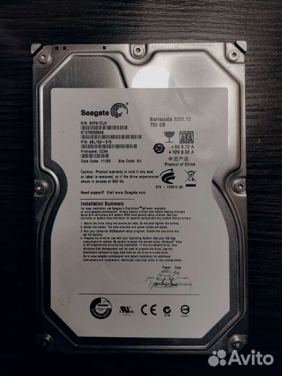 Жёсткий диск HDD 3,5