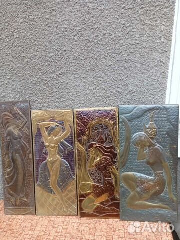 Настенное панно чеканки СССР