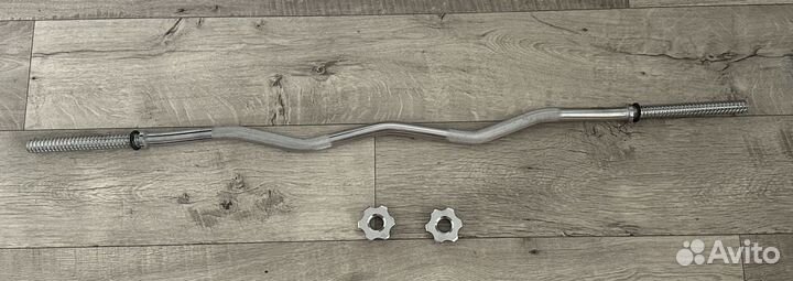 Штанга гриф w образный для бицепса