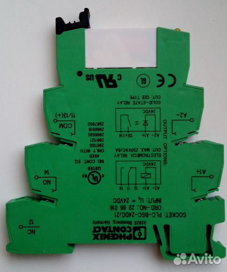 Базовый модуль phoenix contact PLC-BSC- 24DC/21