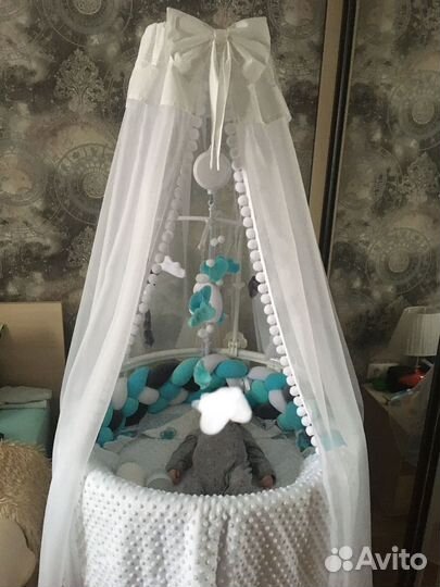 Детская краватка три в одном