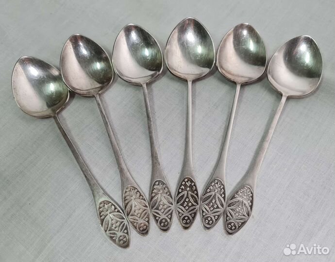 Ложки Кофейные Набор Мельхиор мнц Таллин СССР