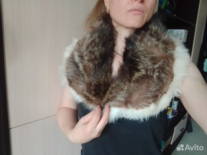 Воротник натуральный мех